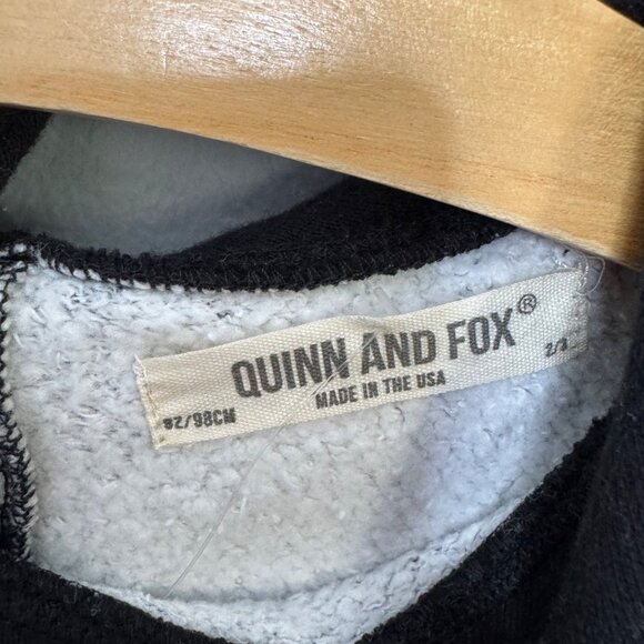 QUINN AND FOX diamond print long sleeve sweatshirt dress size 2/3 years - Picture 6 of 7